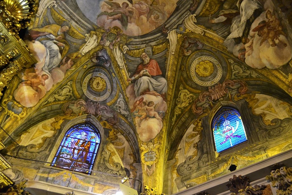 Affreschi nella chiesa di San Nicola e San Pietro martiri, Valencia - dettaglio 4
